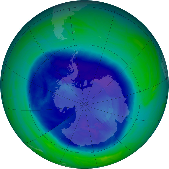 Ozone Map 2008-09-08